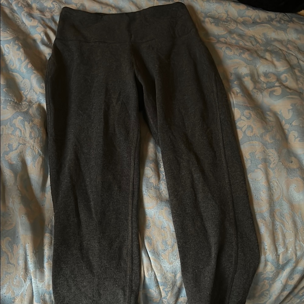 Dark Gray High-Waisted Leggings